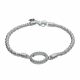 PLATA 925 Pulsera Con Piedras