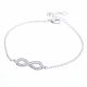 Pulsera De Piedras Con Dije Infinito