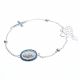 Pulsera De Piedras Con Dije Religioso