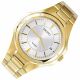RELOJ SEIKO CON CORREA DORADA DE ACERO INOXIDABLE, CAJA DE ACERO INOXIDABLE, CABALLERO