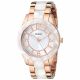 RELOJ GUESS CON CORREA DOS TONOS DE ACERO INOXIDABLE, CAJA DE ACERO INOXIDABLE, DAMA