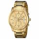 RELOJ GUESS CON CORREA DORADA DE ACERO INOXIDABLE, CAJA DE ACERO INOXIDABLE, CABALLERO