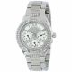 RELOJ GUESS CON CORREA PLATEADA DE ACERO INOXIDABLE, CAJA DE ACERO INOXIDABLE, DAMA