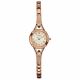 RELOJ GUESS CON CORREA ORO ROSA DE ACERO INOXIDABLE, CAJA DE ACERO INOXIDABLE, DAMA
