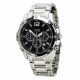 RELOJ GUESS CON CORREA PLATEADA DE ACERO INOXIDABLE, CAJA DE ACERO INOXIDABLE, CABALLERO