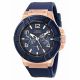 RELOJ GUESS CON CORREA AZUL DE SILI, CAJA DE ACERO INOXIDABLE, CABALLERO