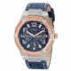 RELOJ GUESS CON CORREA DE MEZCLILLA AZUL, CAJA DE ACERO INOXIDABLE, DAMA