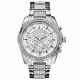 RELOJ GUESS CON CORREA PLATEADA DE ACERO INOXIDABLE, CAJA DE ACERO INOXIDABLE, DAMA