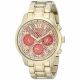 RELOJ GUESS CON CORREA DORADA DE ACERO INOXIDABLE, CAJA DE ACERO INOXIDABLE, DAMA