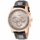 RELOJ GUESS CON CORREA MARRON DE CUERO, CAJA DE ACERO INOXIDABLE, CABALLERO