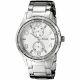 RELOJ GUESS CON CORREA PLATEADA DE ACERO INOXIDABLE, CAJA DE ACERO INOXIDABLE, DAMA