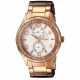 RELOJ GUESS CON CORREA ORO ROSA DE ACERO INOXIDABLE, CAJA DE ACERO INOXIDABLE, DAMA