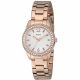 RELOJ GUESS CON CORREA ORO ROSA DE ACERO INOXIDABLE, CAJA DE ACERO INOXIDABLE, DAMA