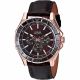 RELOJ GUESS CON CORREA MARRON DE CUERO, CAJA DE ACERO INOXIDABLE, CABALLERO