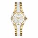 RELOJ GUESS CON CORREA DOS TONOS DE ACERO INOXIDABLE, CAJA DE ACERO INOXIDABLE, DAMA