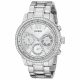 RELOJ GUESS CON CORREA PLATEADA DE ACERO INOXIDABLE, CAJA DE ACERO INOXIDABLE, DAMA