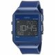 RELOJ GUESS CON CORREA AZUL DE SILI, CAJA DE ACERO INOXIDABLE, UNISEX