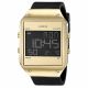 RELOJ GUESS CON CORREA NEGRA DE SILICON, CAJA DE ACERO INOXIDABLE, UNISEX