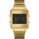 RELOJ GUESS CON CORREA DORADA DE ACERO INOXIDABLE, CAJA DE ACERO INOXIDABLE, UNISEX