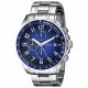 RELOJ GUESS CON CORREA PLATEADA DE ACERO INOXIDABLE, CAJA DE ACERO INOXIDABLE, CABALLERO