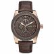 RELOJ GUESS CON CORREA MARRON DE CUERO, CAJA DE ACERO INOXIDABLE, CABALLERO