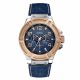 RELOJ GUESS CON CORREA AZUL DE JEANS, CAJA DE ACERO INOXIDABLE, CABALLERO