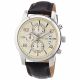 RELOJ GUESS CON CORREA MARRON DE CUERO, CAJA DE ACERO INOXIDABLE, CABALLERO