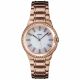 RELOJ GUESS CON CORREA ORO ROSA DE ACERO INOXIDABLE, CAJA DE ACERO INOXIDABLE, DAMA