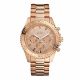 RELOJ GUESS CON CORREA ORO ROSA DE ACERO INOXIDABLE, CAJA DE ACERO INOXIDABLE, CABALLERO