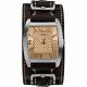 RELOJ GUESS CON CORREA MARRON DE CUERO, CAJA DE ACERO INOXIDABLE, CABALLERO