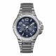 RELOJ GUESS CON CORREA GRIS DE ACERO INOXIDABLE, CAJA DE ACERO INOXIDABLE, CABALLERO