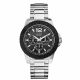 RELOJ GUESS CON CORREA PLATEADA DE ACERO INOXIDABLE, CAJA DE ACERO INOXIDABLE, CABALLERO