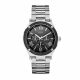 RELOJ GUESS CON CORREA PLATEADA DE ACERO INOXIDABLE, CAJA DE ACERO INOXIDABLE, CABALLERO
