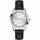 RELOJ GUESS CON CORREA NEGRA DE CUERO, CAJA DE ACERO INOXIDABLE, CABALLERO