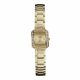 RELOJ GUESS CON CORREA DORADA DE ACERO INOXIDABLE, CAJA DE ACERO INOXIDABLE, DAMA