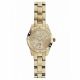 RELOJ GUESS CON CORREA DORADA DE ACERO INOXIDABLE, CAJA DE ACERO INOXIDABLE, DAMA