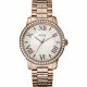 RELOJ GUESS CON CORREA ORO ROSA DE ACERO INOXIDABLE, CAJA DE ACERO INOXIDABLE, DAMA