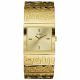 RELOJ GUESS CON CORREA DORADA DE ACERO INOXIDABLE, CAJA DE ACERO INOXIDABLE, DAMA