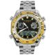 Reloj Reloj Bicolor Plateado Con Dorado Hummer