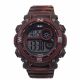 H2 by HUMMER Digital Red CAMOUFLAGE LCD WATCH