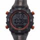 H2 BY HUMMER DIGITAL BLACK CONORANGE LCD WATCH