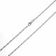 CADENA DE BOLITA DIAMANTADA ALTERNADA 1+1 CON BOLITA OVAL DIAMANTADA MOON