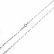 CADENA DROP OVALADA MARTILLADA WAVY 40