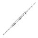 PULSERA VALENTINO DIAMANTADA DE ROMBOS ALTERNADA CON GUCCI PLANA 1X1 120